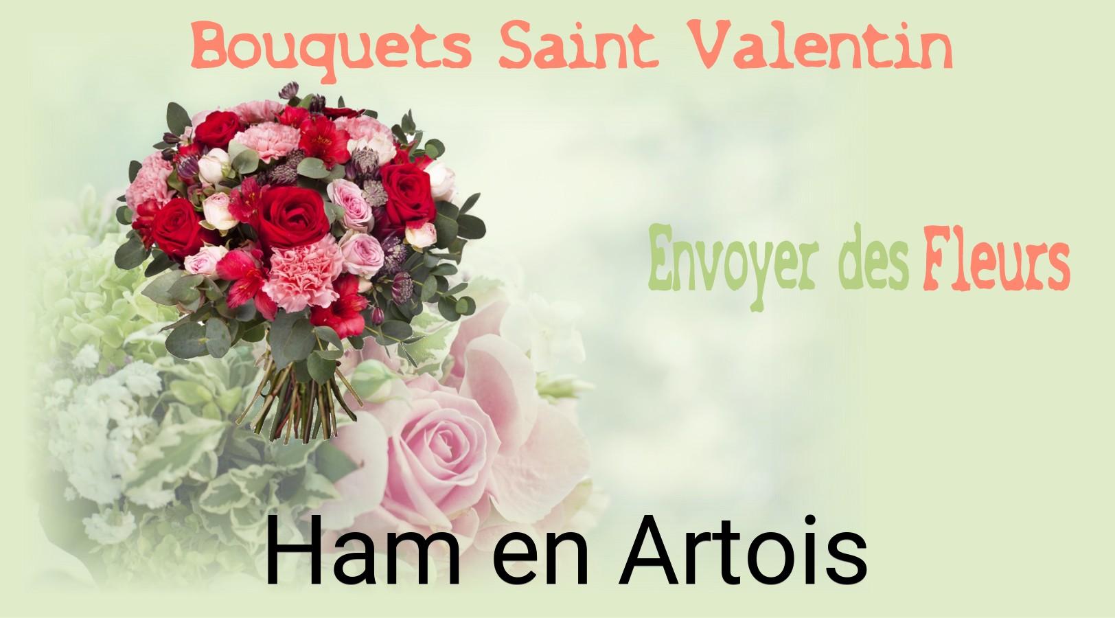 Roses de Saint-Valentin livrées à Ham-en-Artois